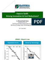 Ahmad Hadri Haris - Feed-In Tariff Driving Innovation & Cost Reductions