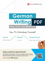 German Writing Introduce