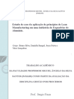 Estudo de caso da aplicação de Lean em indústria de esquadrias