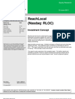 ReachLocal Equity Research Report