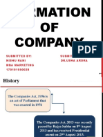 Formation and Types of Companies