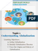 1.3.1. Lesson - Understanding Globalization Define Globalization, Theories of Globalization