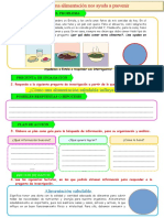 FICHA CIENCIA Una Buena Alimentación Nos Ayuda A Prevenir Enfermedades.