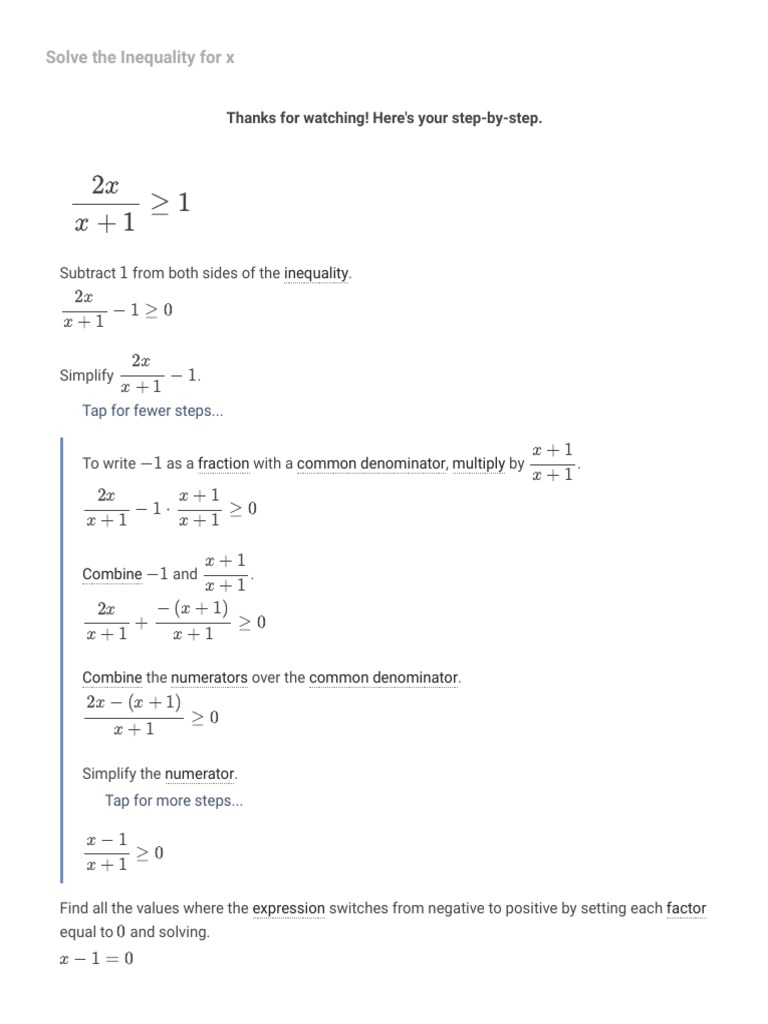 Mathway - Precalculus Problem Solver | PDF | Inequality (Mathematics ...
