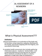 Physical Assessment of A Newborn