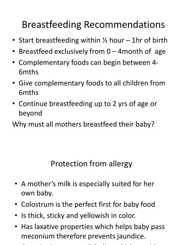 Breast Feeding Breastfeeding Infants