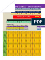 Lotofácil: 37 jogos com dezenas fixas e variáveis