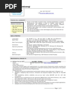 Gururaj K Pandurangi: Technical Summary