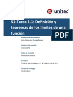 S1Tarea 1.1 Definición y Teoremas de Los Límites de Una Función