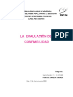 La Evaluación de La Confiabilidad