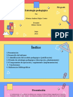 Estrategia pedagógica desarrollista prejardín