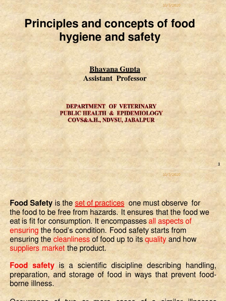 Key Principles of Food Hygiene | PDF | Food Safety | Foods