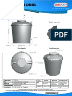 Estanque agua1200lts