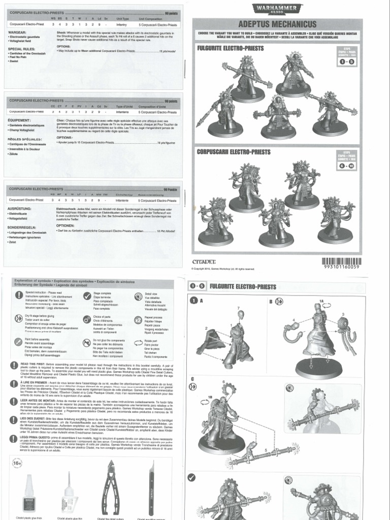 Adeptus Mechanicus Fulgurite Electro Priests - Corpuscarii Electro ...