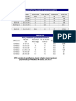 Tablas de Pesos (Materiales)