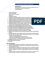 Checklist For Marketing Authorization of Herbal Drug