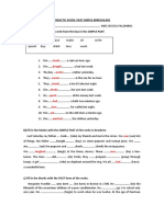 past simple irregular verbs