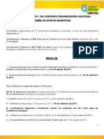 Resolução 07 CON - Prazo Municipais