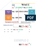 Ejemplo 2, Hallar El WACC o CCPP