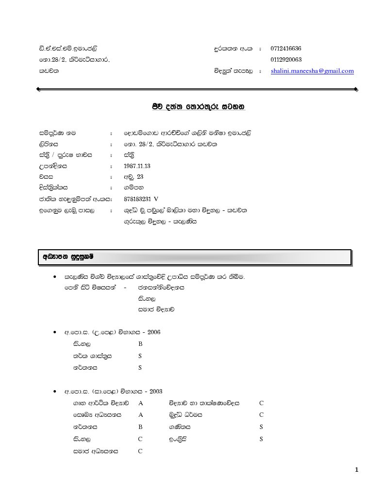 Curriculum vitae format in word picture