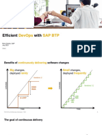 Efficient DevOps With SAP Business Technology Platform Presentation Slides SUP - ELE - 0530 - 2202