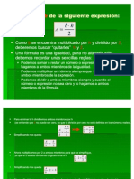 1.0 Despejar Formulas