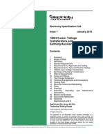 Es324 - 132kv To Lower Voltage Transformers and Earthing or Auxiliary Transformers