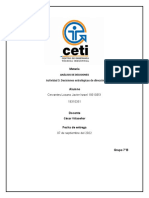 ANÁLISIS Decisiones estratégicas de dirección de operaciones