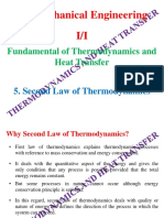 Second Law of Thermodynamics BME I