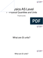 Flashcards - 1 Physical Quantities and Units - Physics AS-Level