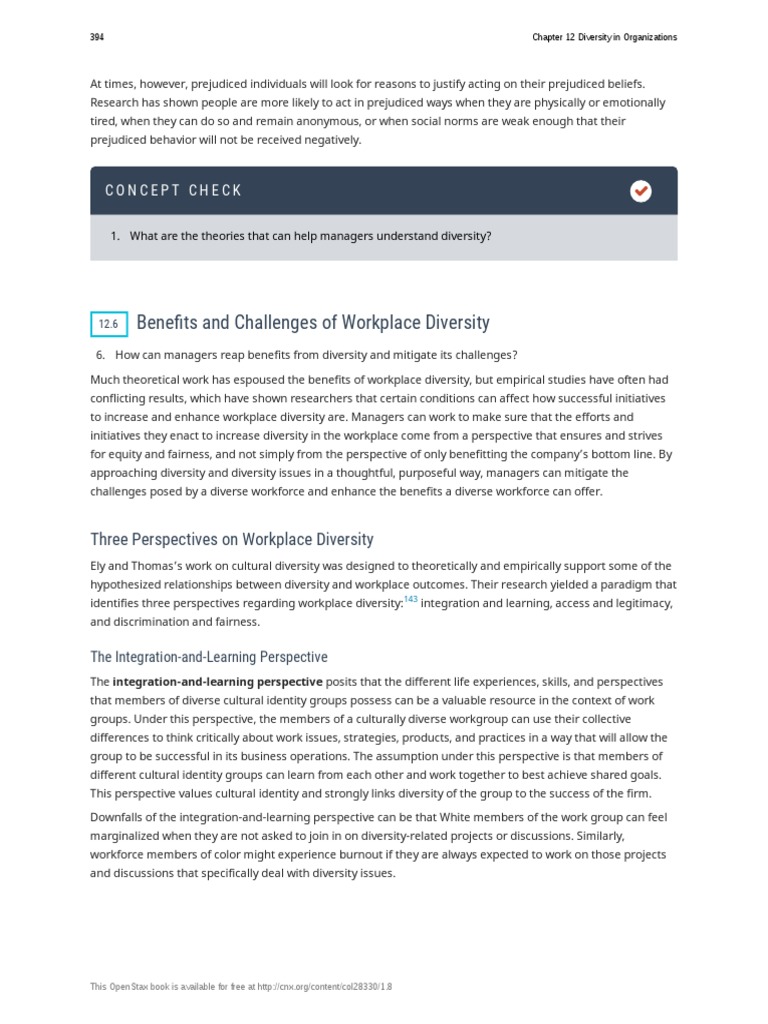 Principles of Management-OpenStax-part 2 | PDF | Diversity (Business) |  Discrimination