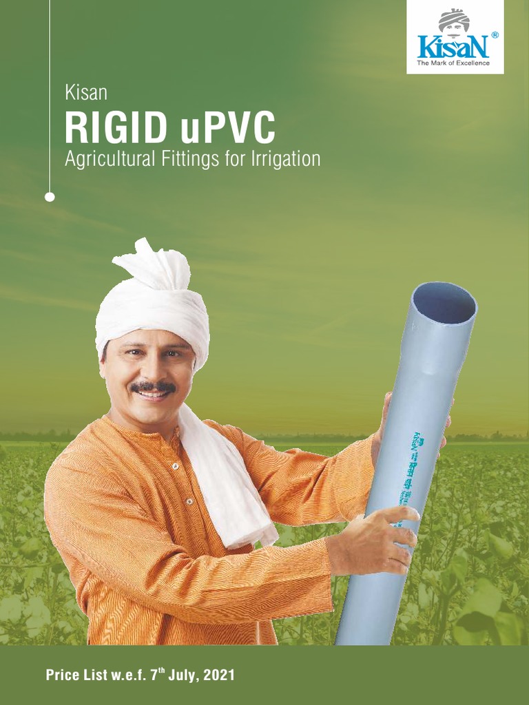 Revised Kisan PVC Fitt. Pricelist For RAJ Jul 2021 PDF Mechanical
