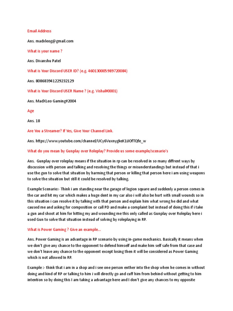 HTRP Form | PDF