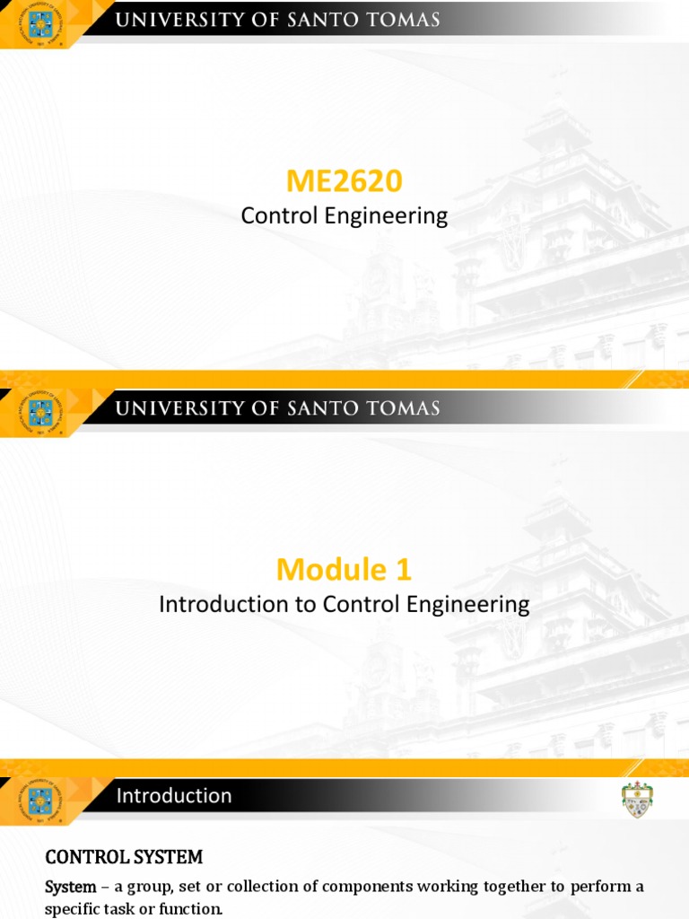 Introduction to Control Engineering Concepts | PDF | Control Theory ...