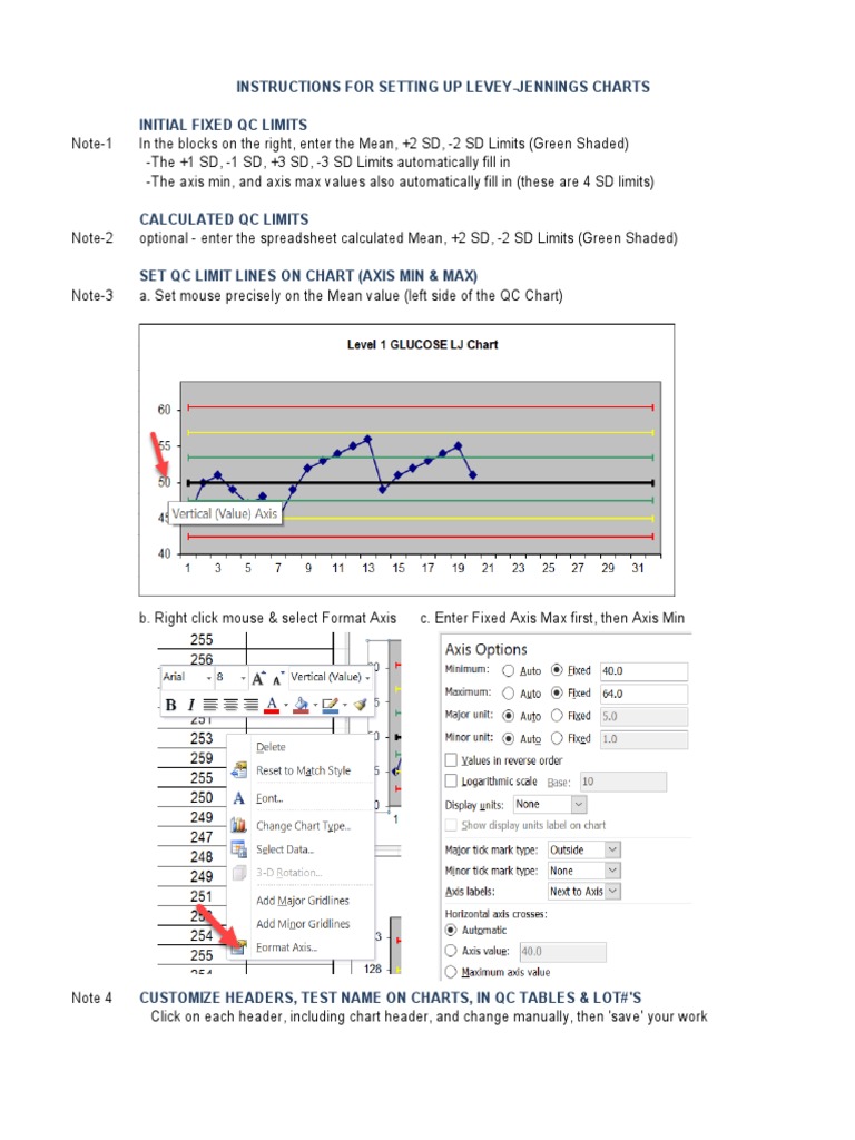 Levey-Jennings Chart Setup Guide | PDF | Computing | Computer Science