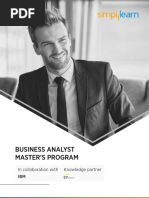 Business Analyst Master's Program in Collaboration With IBM V4