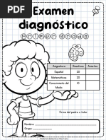 9. EXAMEN DIAGNÓSTICO 1ER GRADO