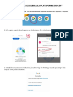 Manual para Acceder A La Plataforma de Ceyt