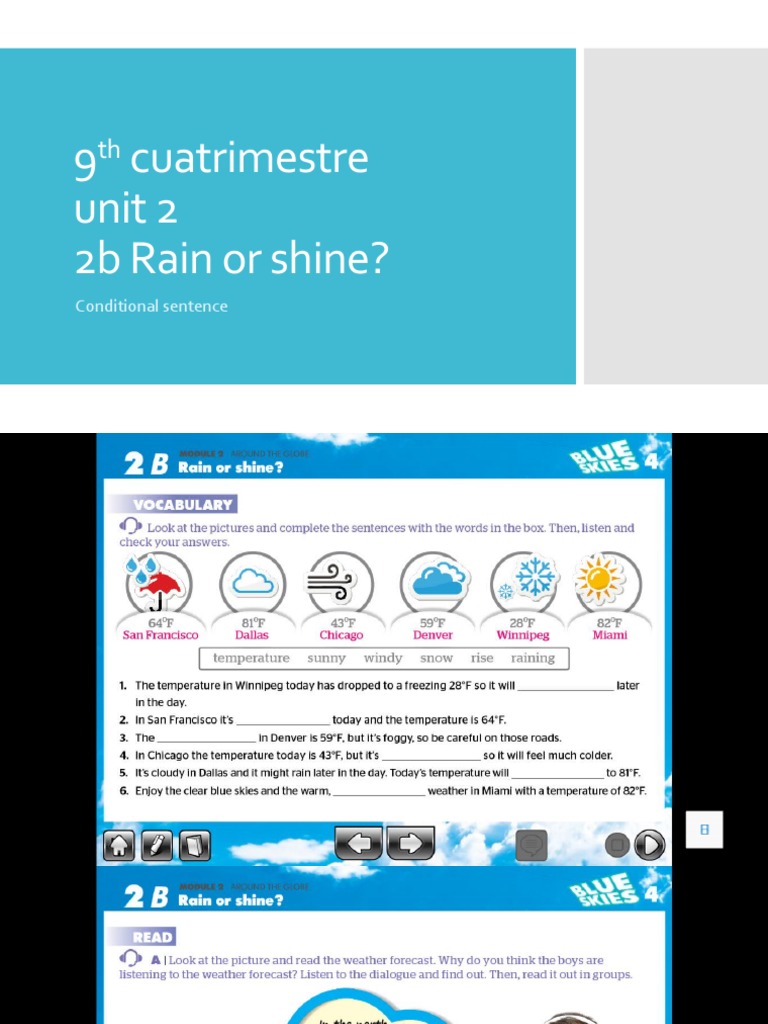 9th Cuatrimestre 2nd Unit 2B Conditional 1 | PDF | Tecnología e ingeniería