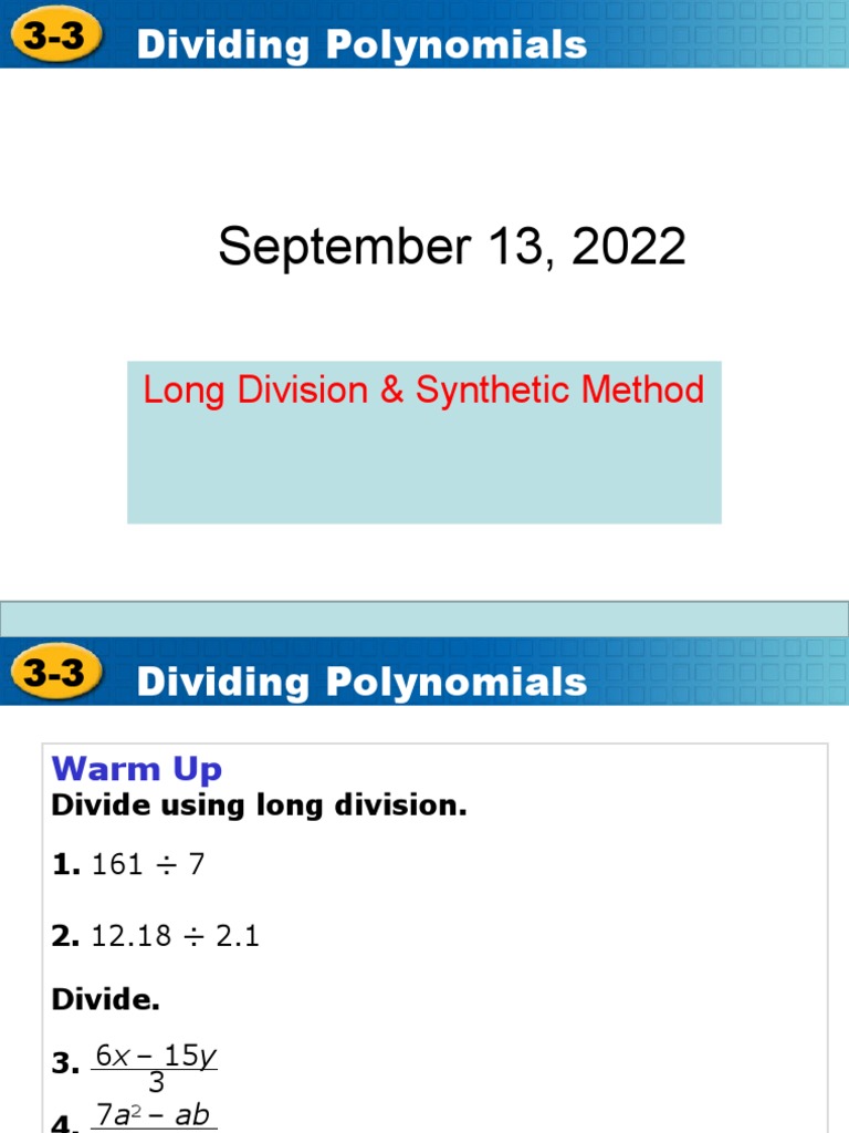 2 algebra dividing polynomials 2022 pdf polynomial division