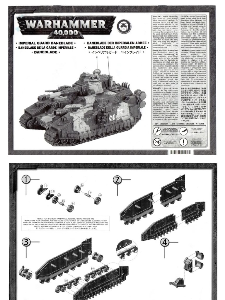 Warhammer 40k 40000, Baneblade, Astra Militarum (Gebraucht) in Baden