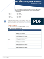 HPE Aruba SFP - SFP+ Optical Modules - Installation Guide