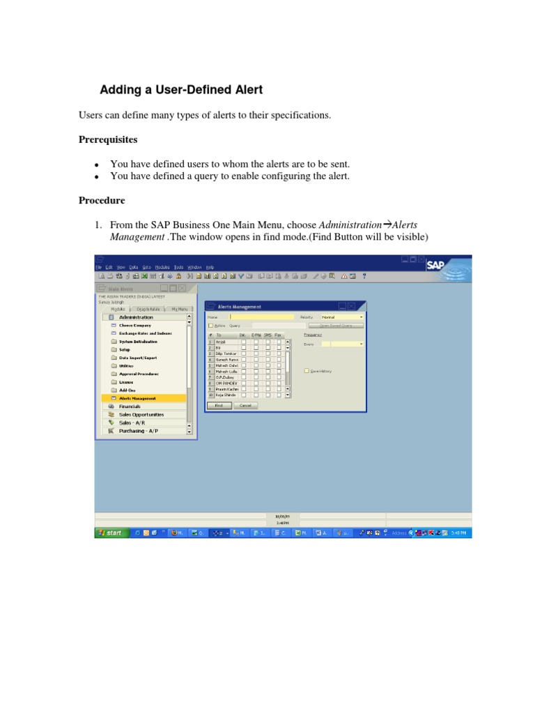 Adding A UserDefined AlertSAP b1 PDF Button Double