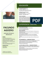 CV Facundo Agüero