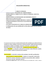 EVALUACIÓN CONDUCTUAL Grupo 51 2021 - II