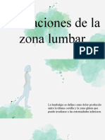 Alteraciones de La Zona Lumbar