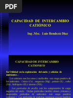Capacidad de intercambio Catiónico