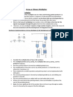 Array or Binary Multiplier