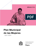 Plan Municipal de Las Mujeres 2021-2024