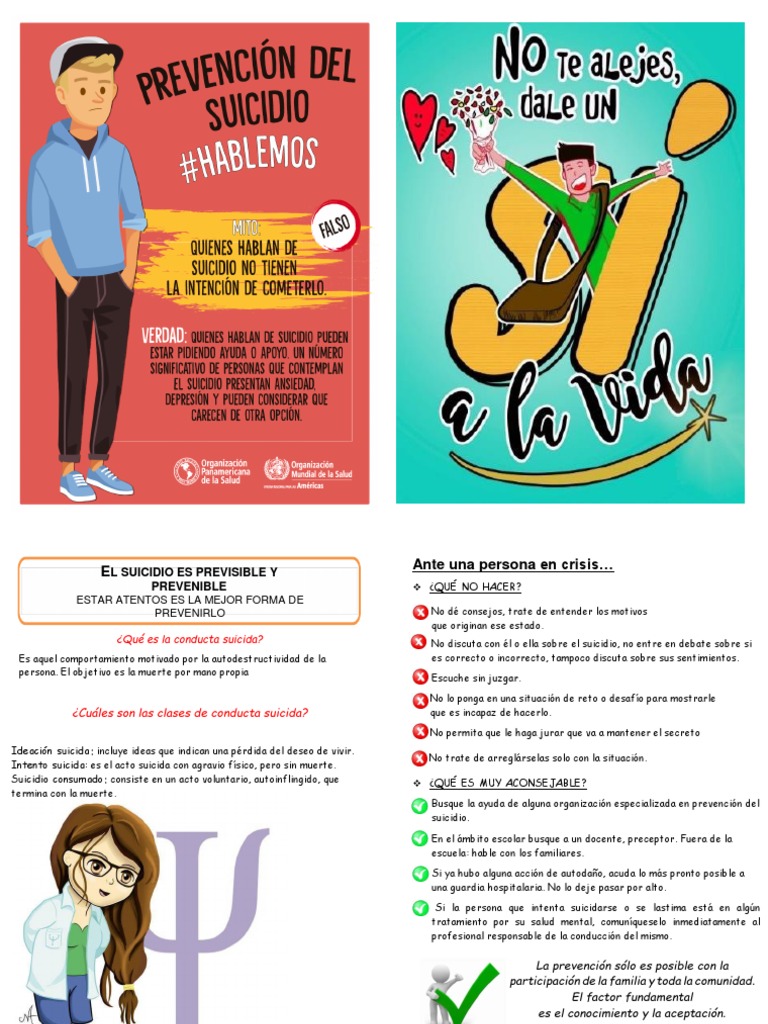 Prevención del Suicidio en Adolescentes | PDF | Suicidio | Depresión ...